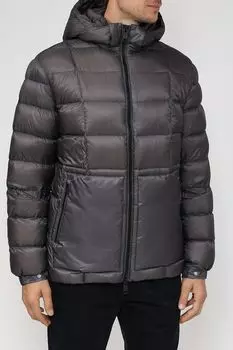 Утепленная стеганая куртка с капюшоном Guess