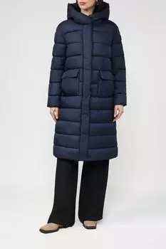 Утепленное пальто с капюшоном AVI