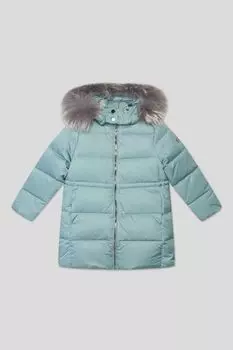 Утепленное пальто с капюшоном Pulka