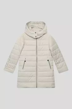 Утепленное пальто с капюшоном Silver Spoon Life
