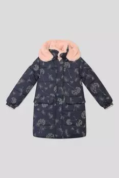 Утепленное пальто с принтом Kerry