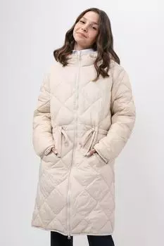 Утепленное стеганое пальто на кулиске GIOCO