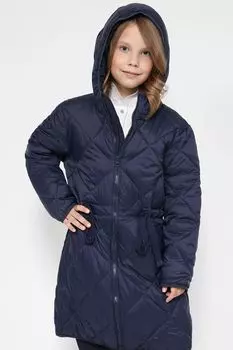 Утепленное стеганое пальто на кулиске GIOCO