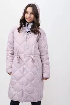 Утепленное стеганое пальто на кулиске GIOCO