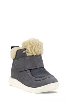 Утепленные ботинки на липучке ECCO