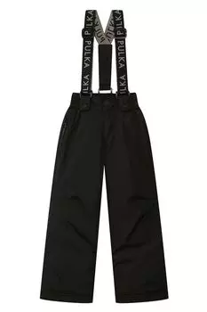 Утепленные брюки на подтяжках Pulka