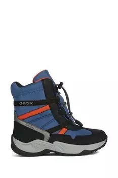 Утепленные сапоги на шнуровке Geox