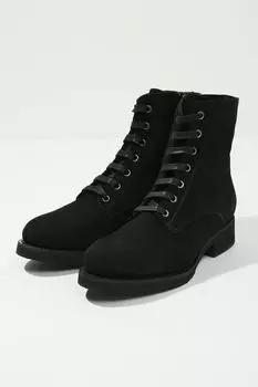 Утепленные высокие ботинки на шнуровке Gioia Dell’Acqua