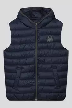 Утепленный жилет с капюшоном Benetton