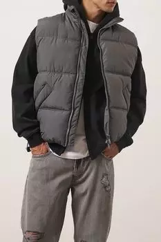 Утепленный жилет с воротником-стойкой The Couture Club