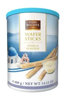 Вафельные трубочки с ванильным вкусом 400 г Feiny Biscuits