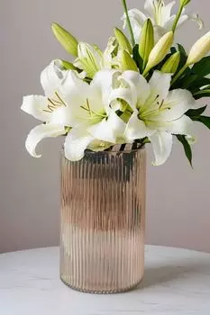 Ваза стеклянная Фумо MANDARIN DECOR