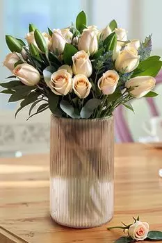 Ваза стеклянная Фумо MANDARIN DECOR