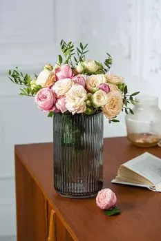 Ваза стеклянная Прима MANDARIN DECOR