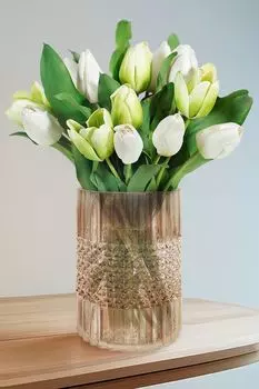 Ваза стеклянная Ригато MANDARIN DECOR