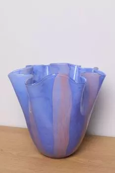 Ваза стеклянная с принтом Kersten