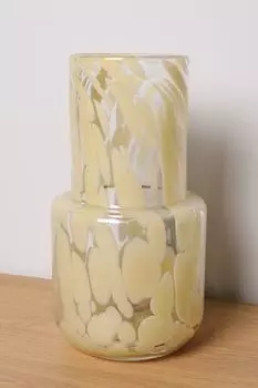 Ваза стеклянная с принтом Kersten