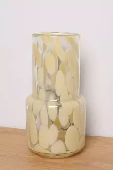 Ваза стеклянная с принтом Kersten