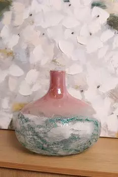 Ваза стеклянная Turquoise Kersten