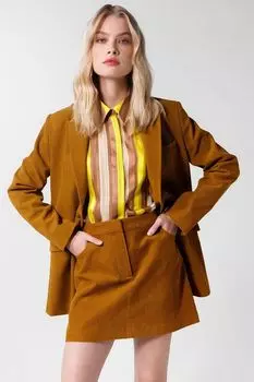 Вельветовая мини-юбка Paola Ray