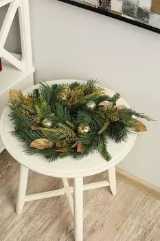 Венок хвойный Золотистый лес 30,5 см Holiday Classics
