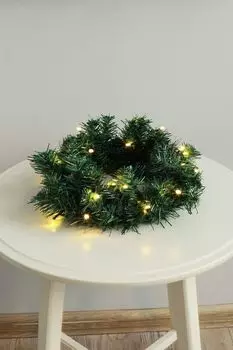 Венок рождественский из 20 LED ламп Star Trading