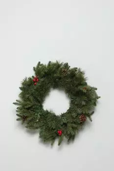 Венок рождественский с шишками Дары леса Holiday Classics