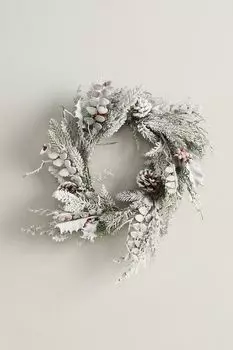 Венок рождественский Зимний сад 41 см Holiday Classics