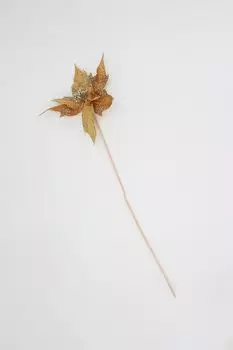 Ветка декоративная Цветок Пуансеттии Triumph Nord