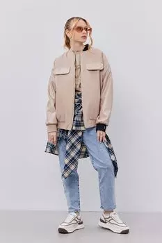 Ветровка-бомбер на молнии G'n'K