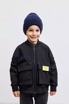 Ветровка-бомбер с накладными карманами G'n'K