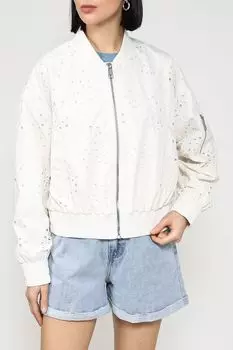 Ветровка-бомбер с вышивкой BOSS