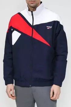 Ветровка на молнии с принтом бренда REEBOK