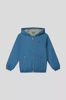 Ветровка с капюшоном и эластичным подолом Benetton
