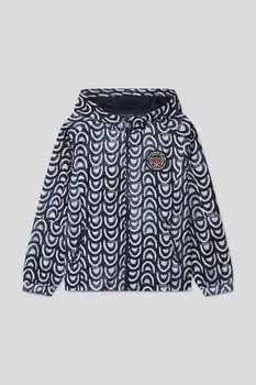 Ветровка с капюшоном и графическим принтом Guess