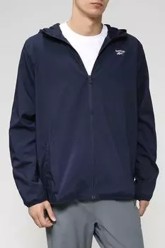 Ветровка с капюшоном и логотипом бренда REEBOK