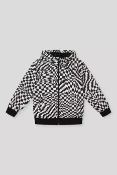 Ветровка с капюшоном и принтом Benetton