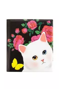 Визитница Белый кот Kawaii Factory