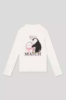 Водолазка хлопковая с принтом OVS