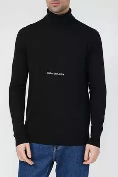 Водолазка хлопковая с высоким воротником Calvin Klein Jeans