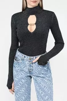 Водолазка с декоративным вырезом VERSACE JEANS COUTURE