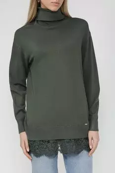 Водолазка с отделкой из кружева FRACOMINA