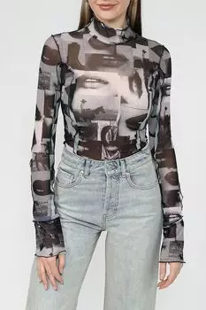 Водолазка с принтом HUGO