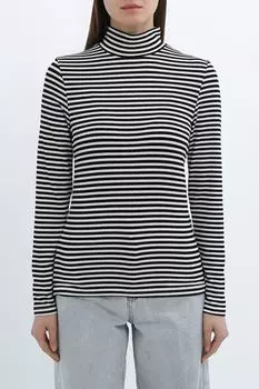 Водолазка с воротником стойкой в полоску OVS