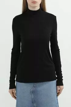 Водолазка с воротником стойкой в рубчик PEPE JEANS