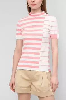 Водолазка в полоску с коротким рукавом TWINSET