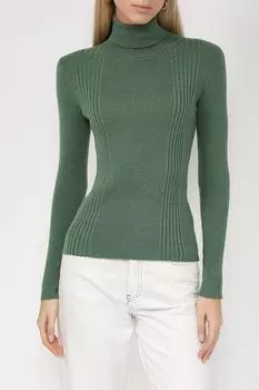 Водолазка в рубчик с добавлением шерсти BELUCCI