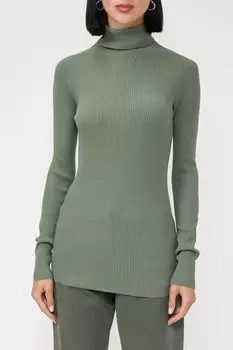 Водолазка в рубчик с добавлением вискозы Kontatto