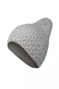 Вязаная шапка с узором косы Marhatter