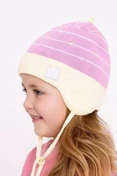 Вязаная шапка-ушанка Marhatter